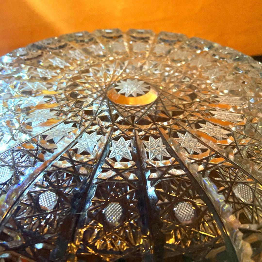 特大 クリスタルボウルLAUSITZERドイツ磁器BLEIKRISTALL24%