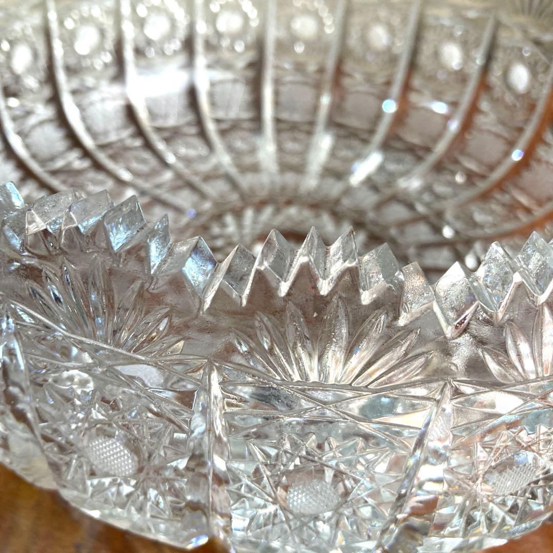 特大 クリスタルボウルLAUSITZERドイツ磁器BLEIKRISTALL24%