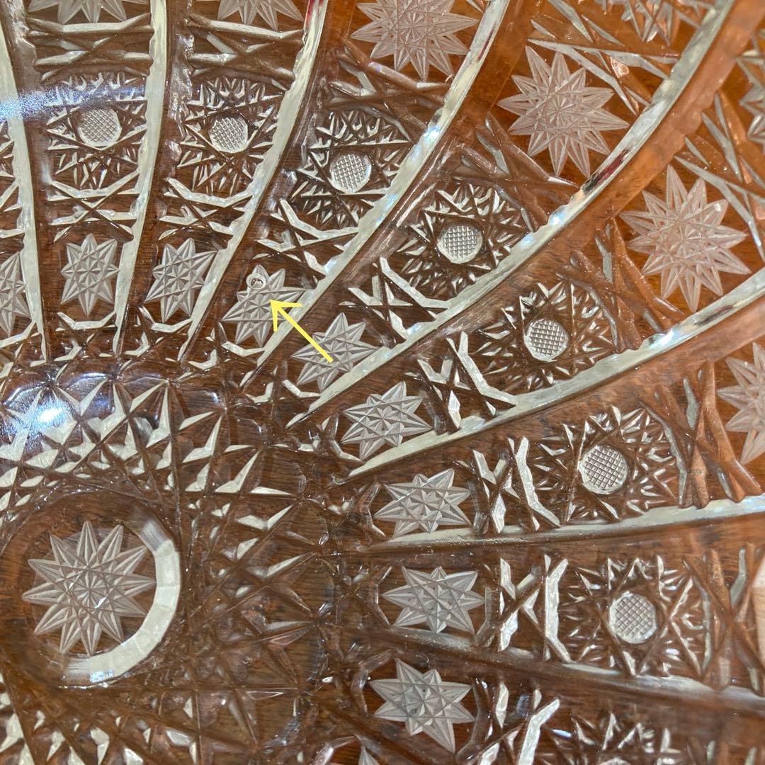 特大 クリスタルボウルLAUSITZERドイツ磁器BLEIKRISTALL24%