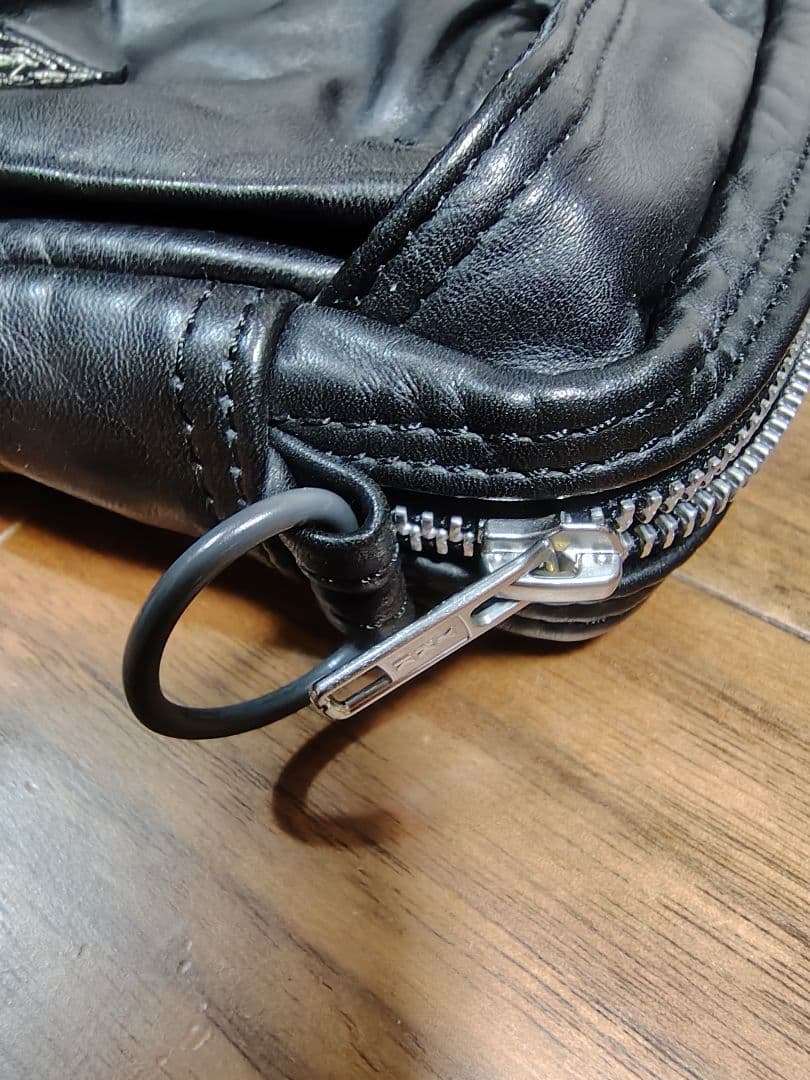 【希少 レザー】ポーター タンカー ショルダーバッグ ブラック 黒 廃盤