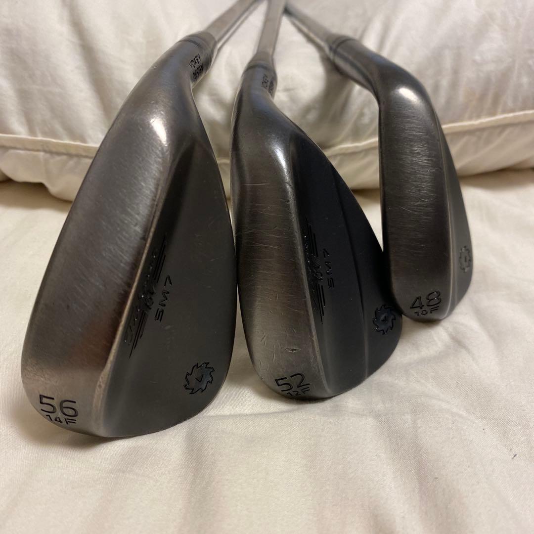 タイトリスト ボーケイ SM7 ジェットブラック 3本 ns pro 950