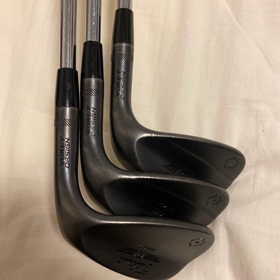 タイトリスト ボーケイ SM7 ジェットブラック 3本 ns pro 950