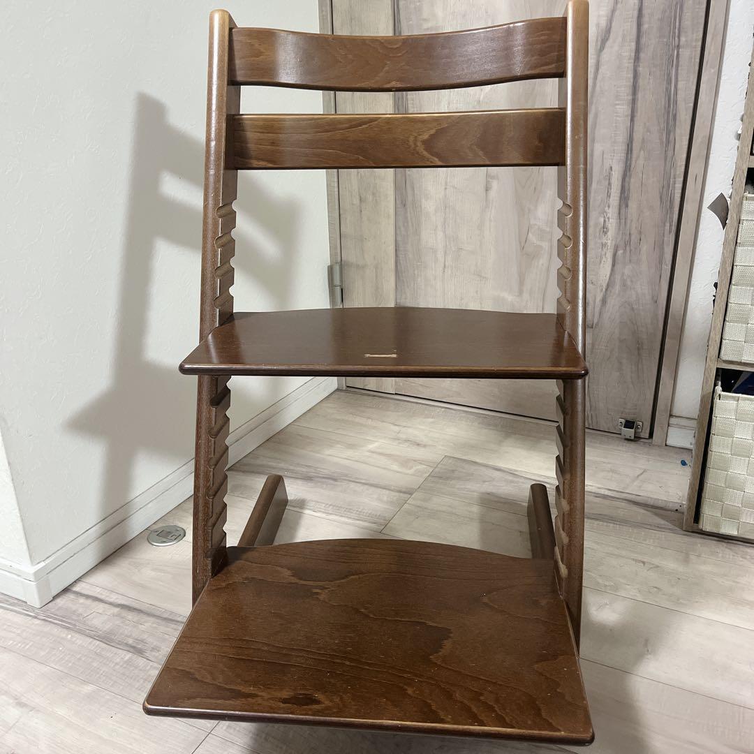 人気色✨ストッケ トリップトラップ ウォールナット シリアル3 チェア