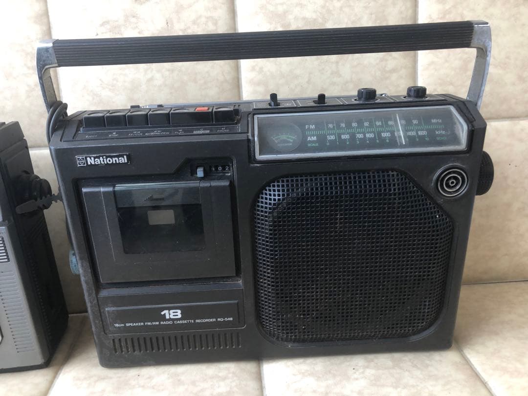 National RQ-548 ラジカセなどまとめて4台ジャンク(G24)