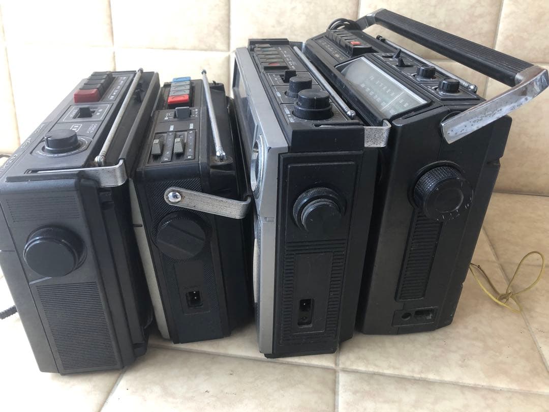 National RQ-548 ラジカセなどまとめて4台ジャンク(G24)