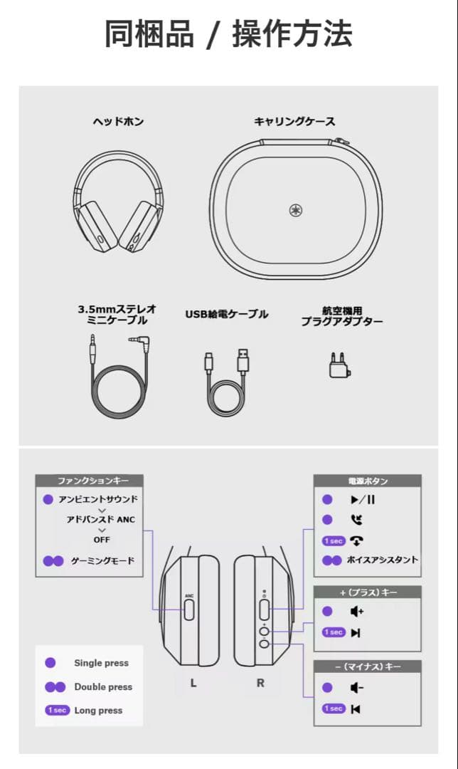 ヤマハ　YAMAHA ヘッドフォン　ベージュ　YH-E700B 新品　未開封　箱