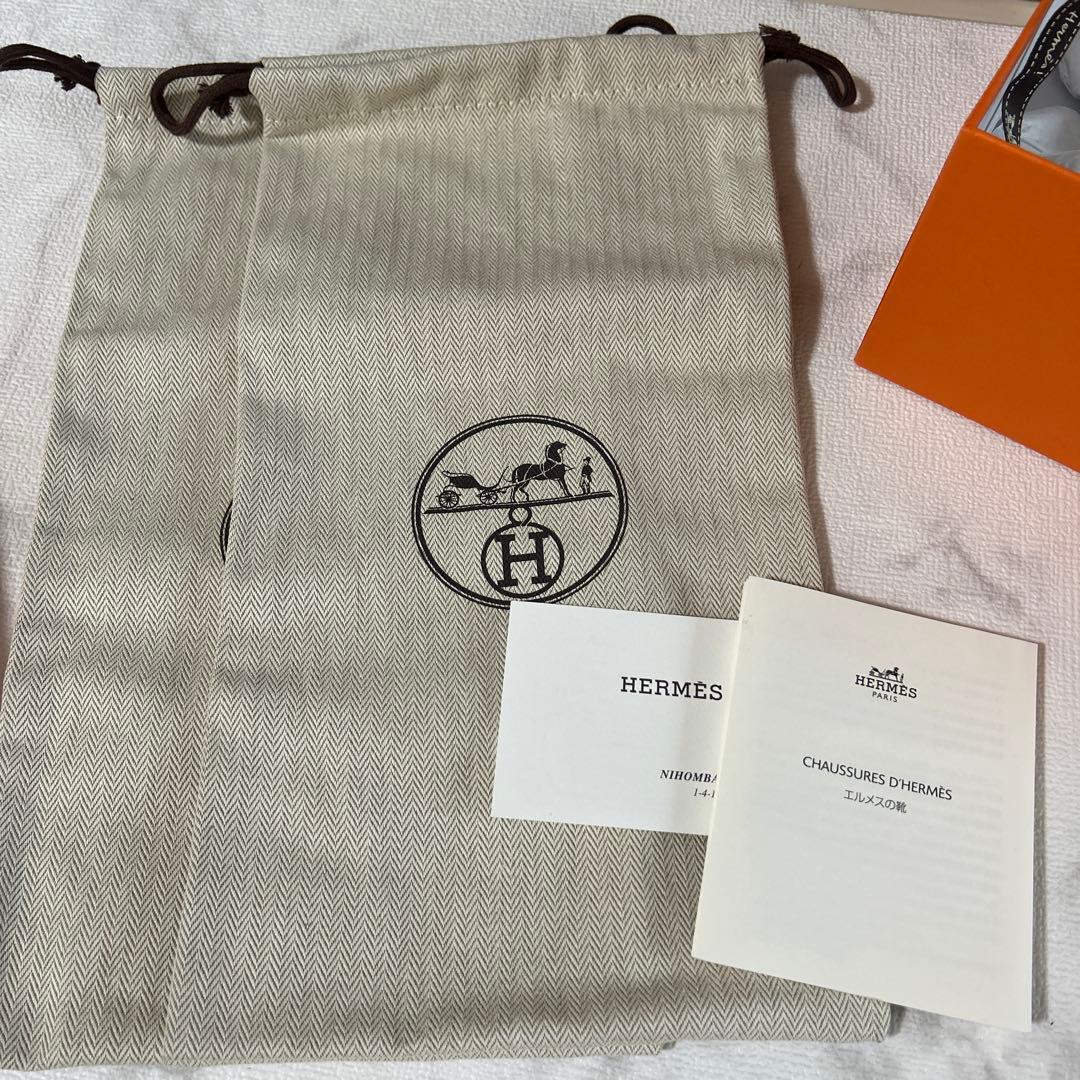 エルメス　モカシンパリ　35