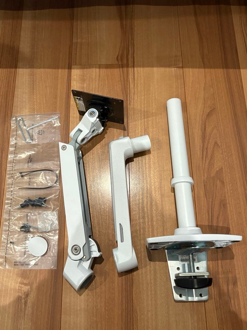 エルゴトロン LX モニターアーム デスクマウント 長身ポール ホワイト