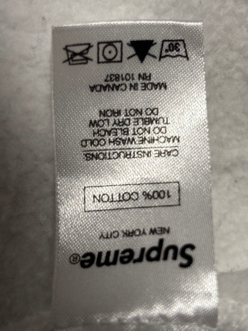 Supreme グレー スウェット 100%コットン