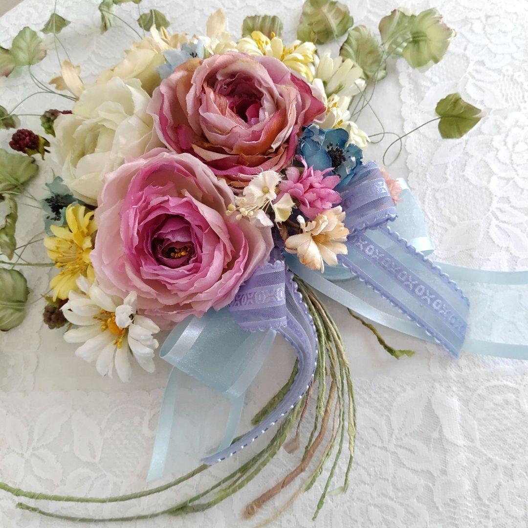 布花作品♡壁掛け