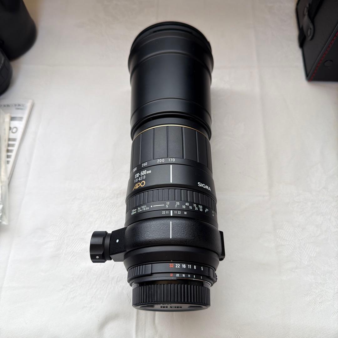 SIGMA 170-500mm F5-6.3 APO ズームレンズ　ニコン用
