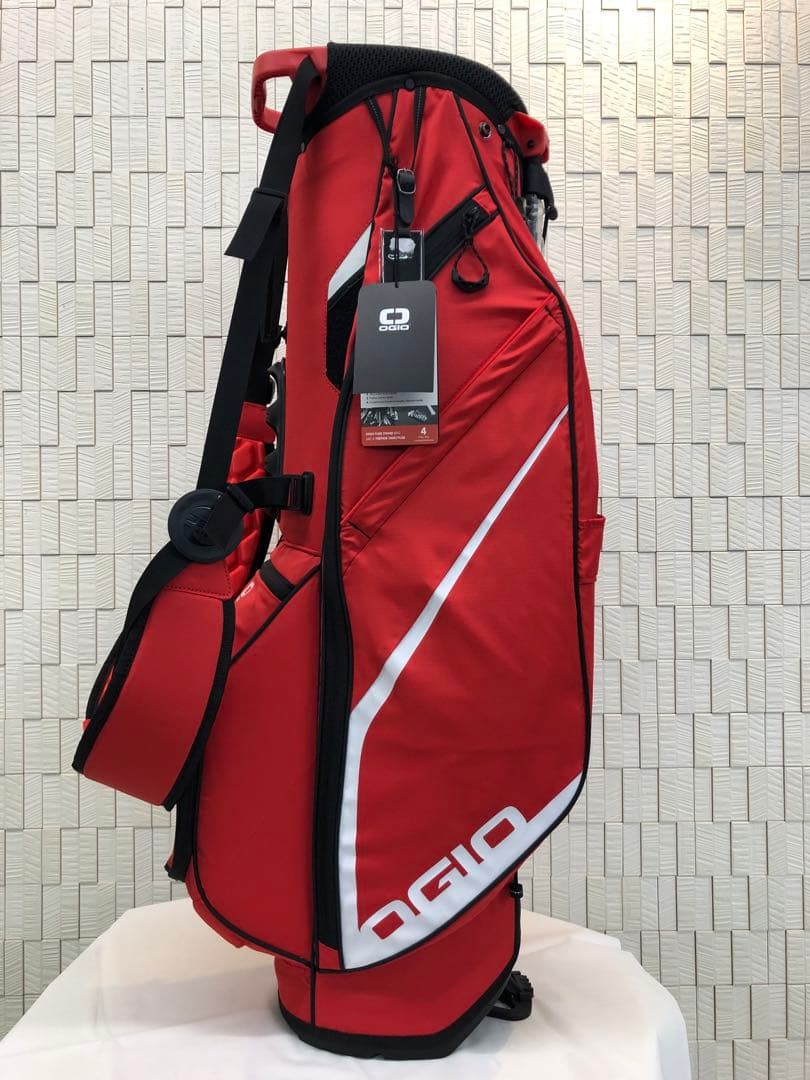 【callaway】Ogio ゴルフキャディバッグ 赤 新品タグ付き