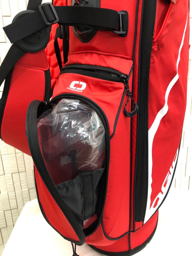 【callaway】Ogio ゴルフキャディバッグ 赤 新品タグ付き