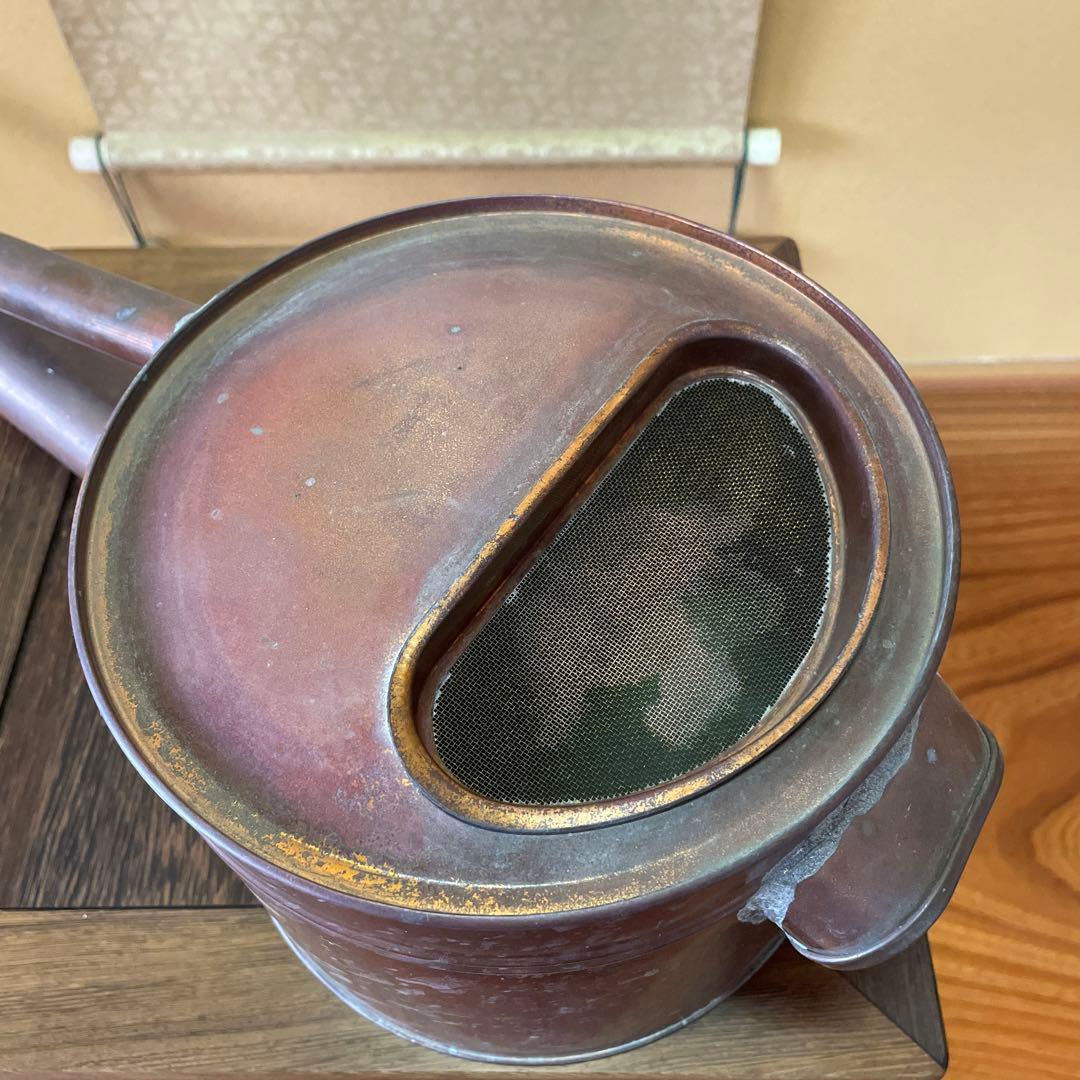 根岸産業「銅製 長竿如雨露４号」【昭和レトロ】