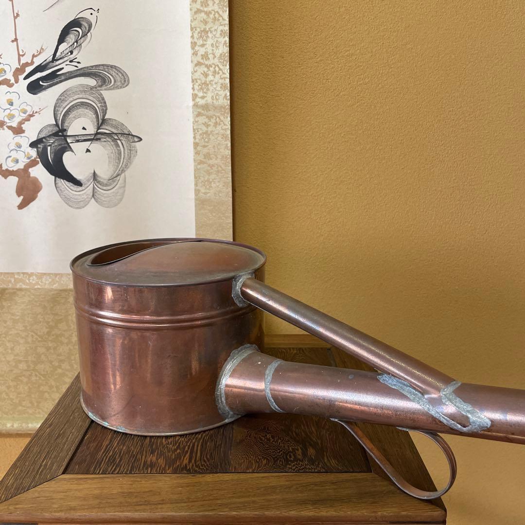 根岸産業「銅製 長竿如雨露４号」【昭和レトロ】