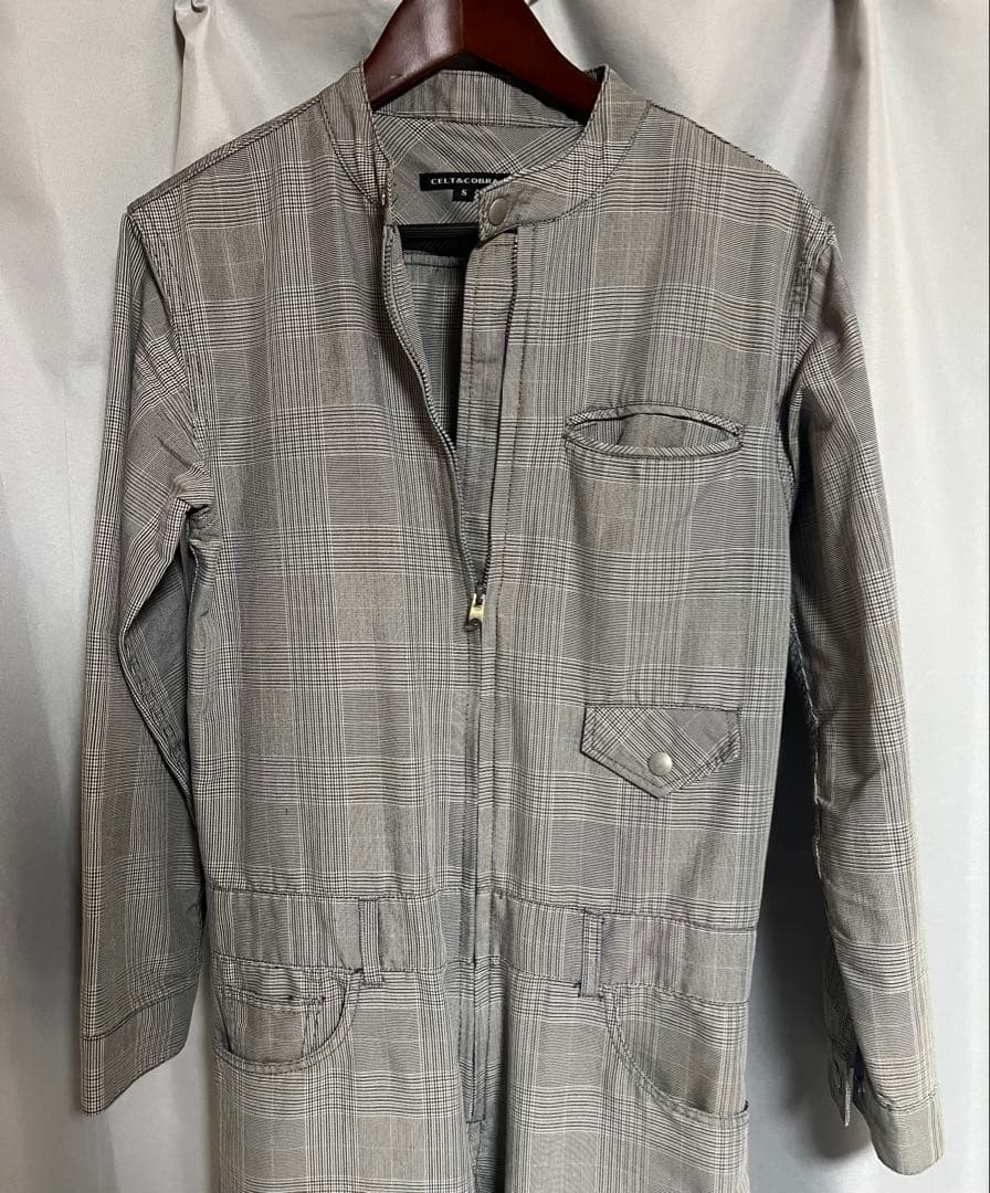 ケルト＆コブラ ジャンプスーツ Sサイズ チェック 藤井フミヤ チバユウスケ