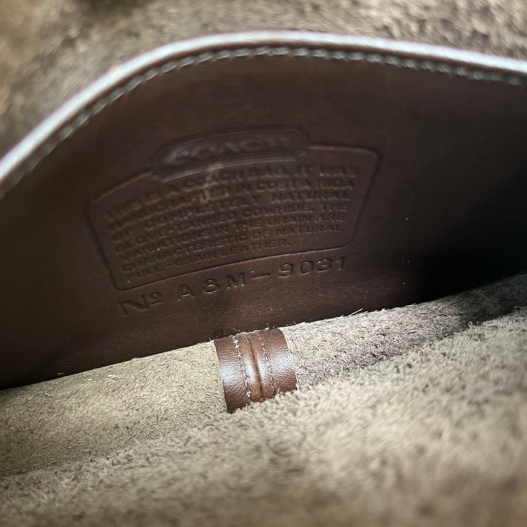 old coach 9031コーチ ショルダーバッグ　Vintage Coach