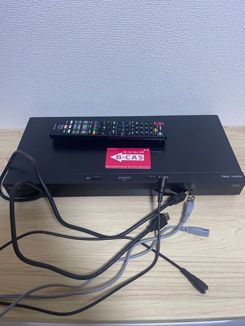 【SHARP】ブルーレイディスクレコーダー