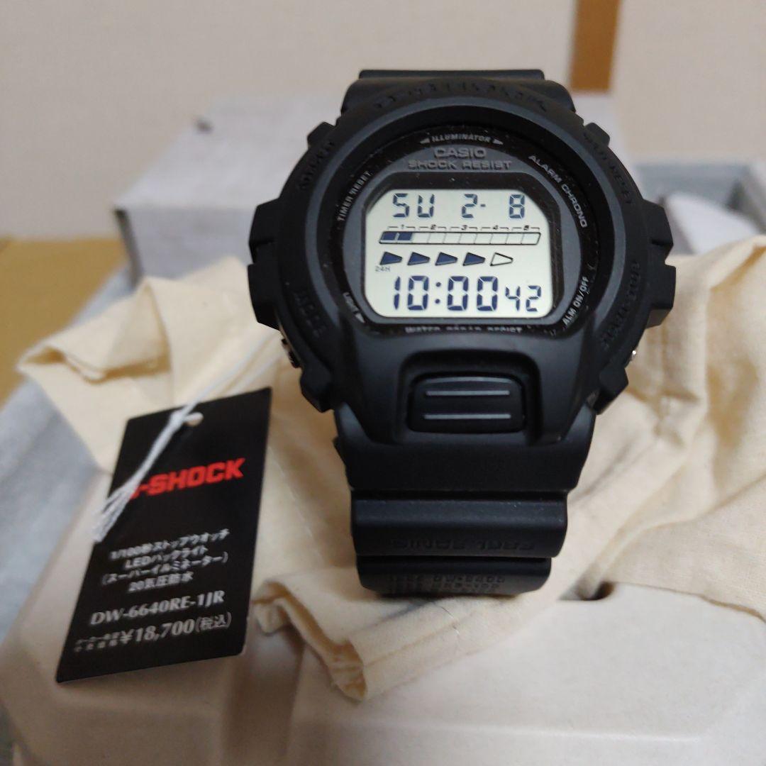 【美品】G-SHOCK 40th Models DW-6640RE-1JR