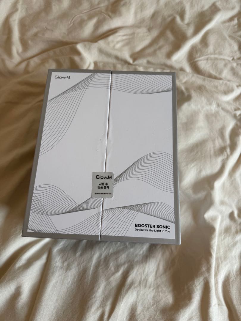 Glow.mブースターソニック 韓国 美顔器 未使用