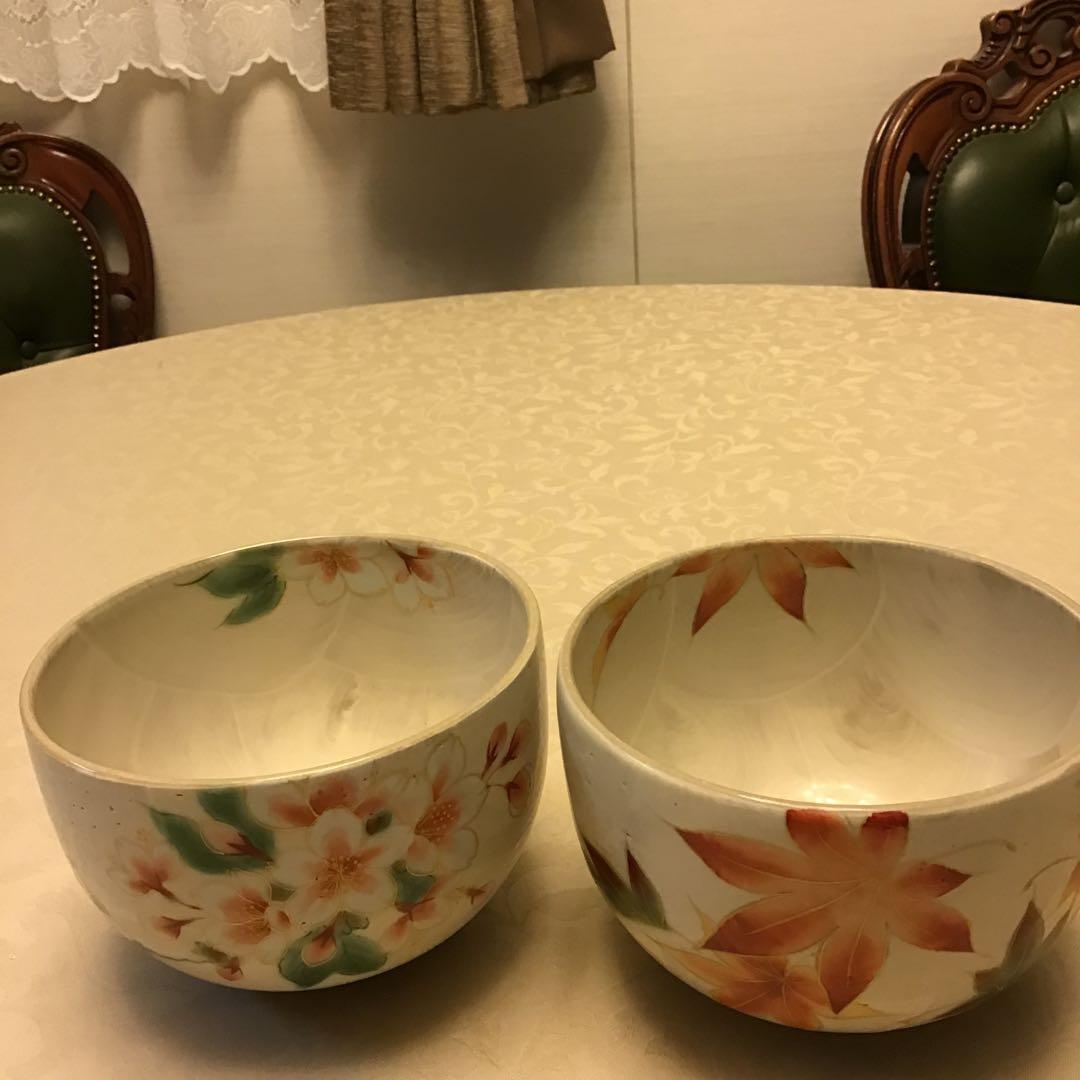 陶あん　清水焼　京焼　さくら、もみじお丼セット❣️