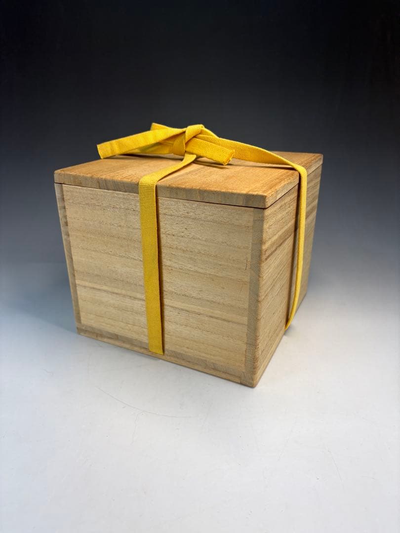 【中古品】銀　建水（合わせ箱）