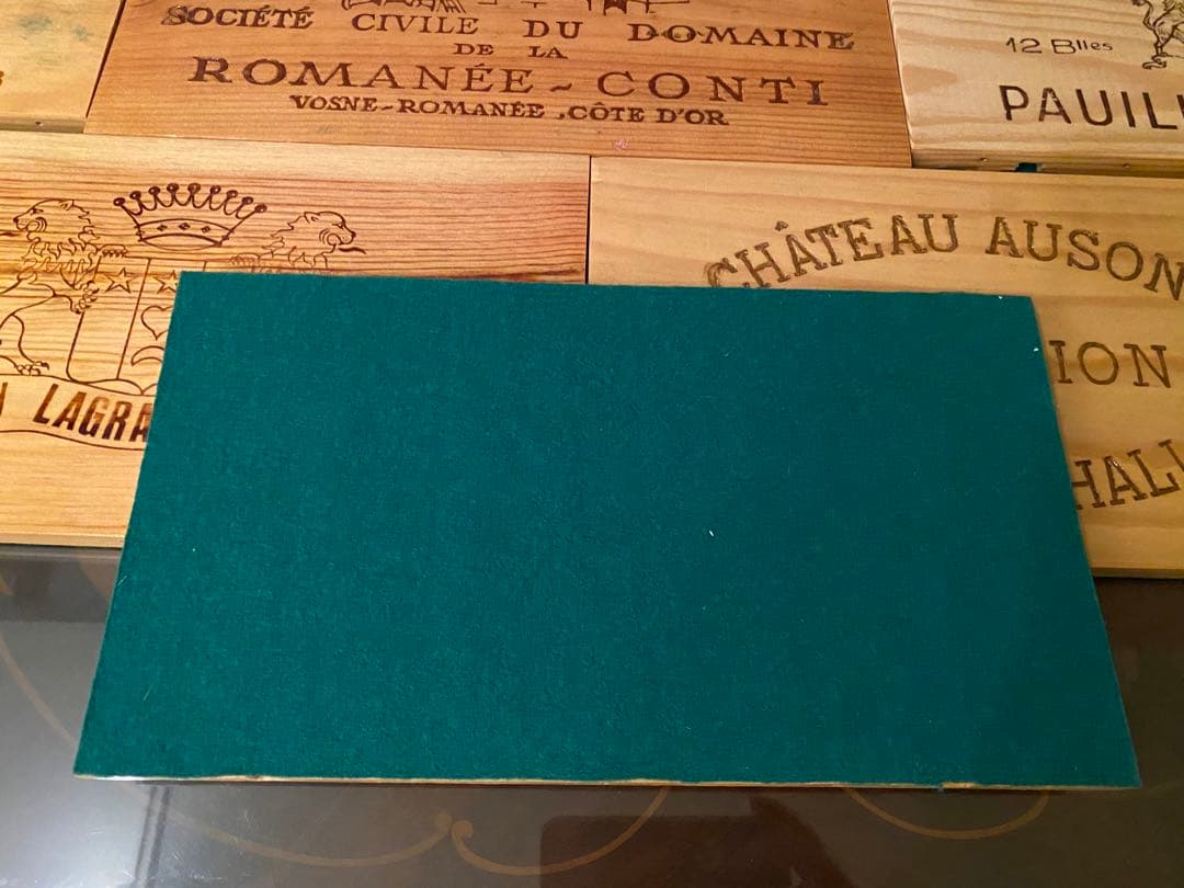 値下げ！超希少！ロマネ・コンティ等の本物の木箱のプレート10枚！