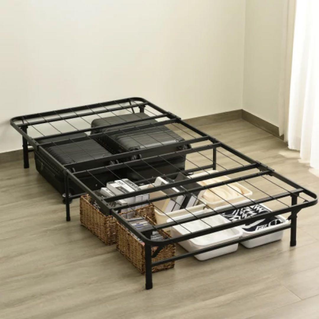 折りたたみベッド シングル スチールフレーム　シングルベッド