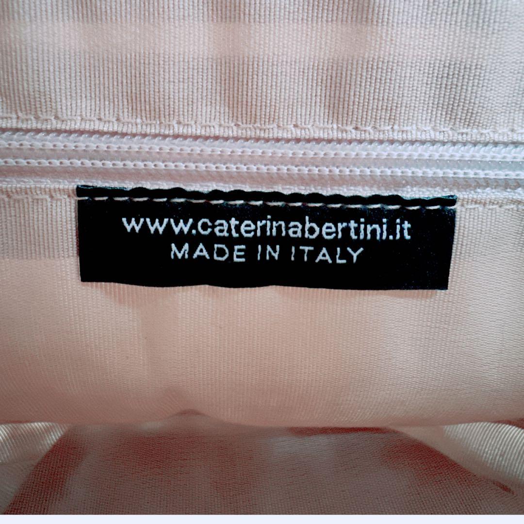 カテリーナベルティーニ バンブーハンドルバッグ かごバッグ ハンドバッグ 竹