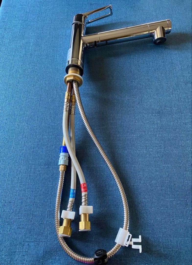 クリナップ 蛇口用浄水器 金属製ホース付き