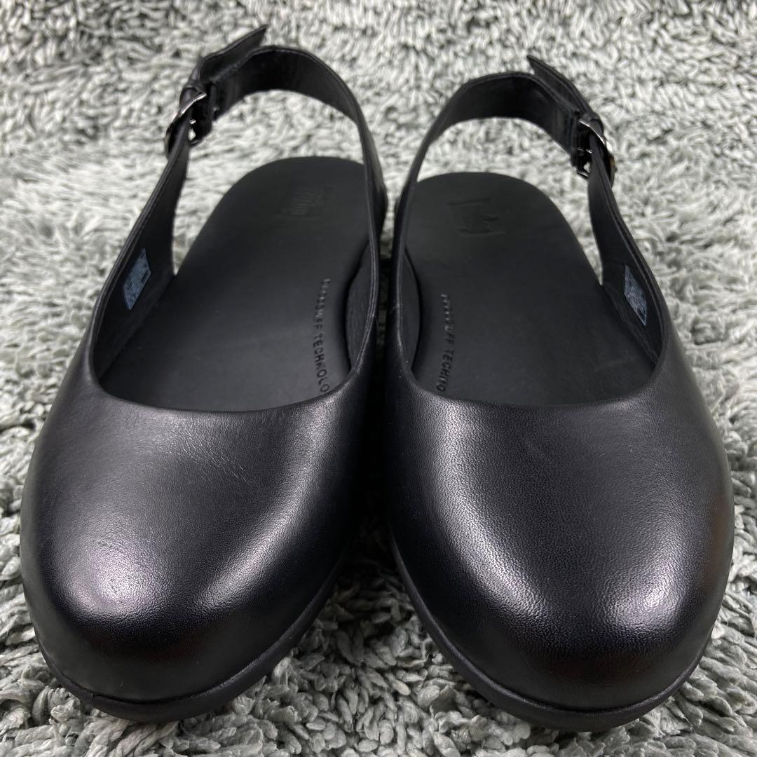 未使用級 fitflop レザー パンプス サンダル ミュール 24cm