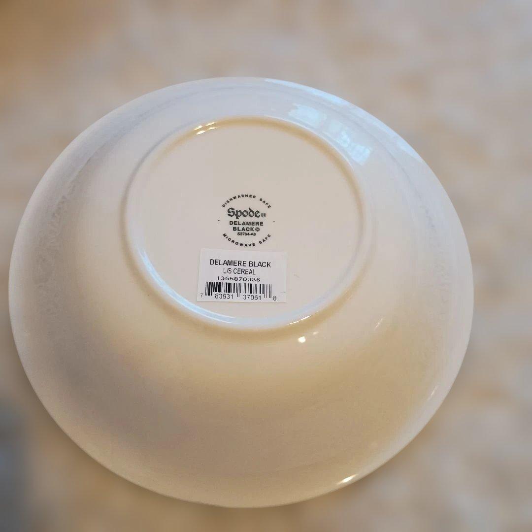 新品★3枚セット スポード デラメア DELAMERE スープ　シリアルプレート