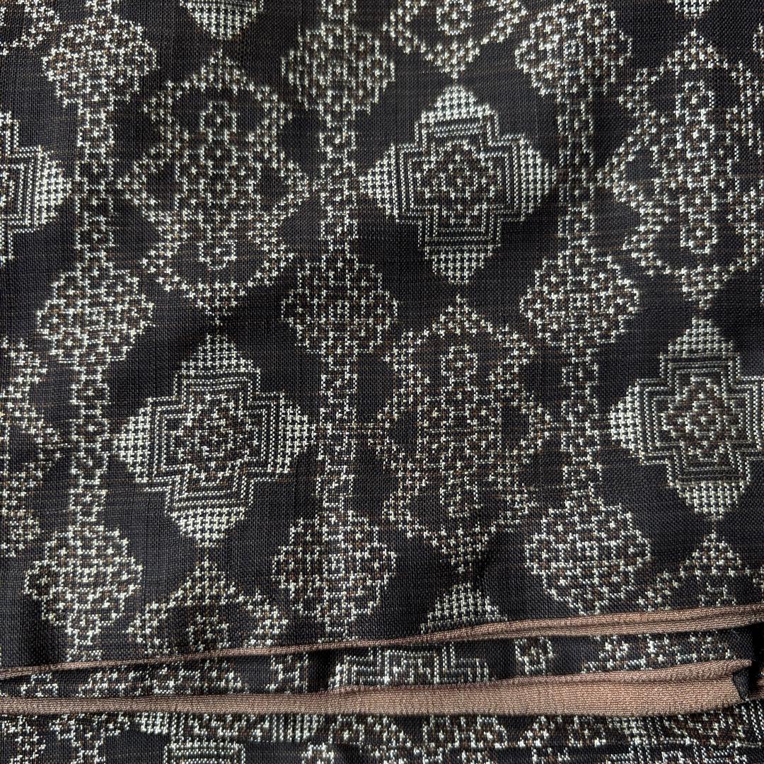 2618 アンティーク大島紬　着物12枚　羽織3枚　材料正絹