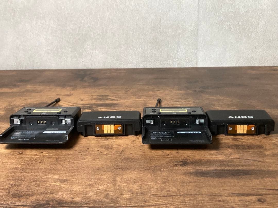 SONY ワイヤレスピンマイクURX-P03D UTX-B40 ２台セット