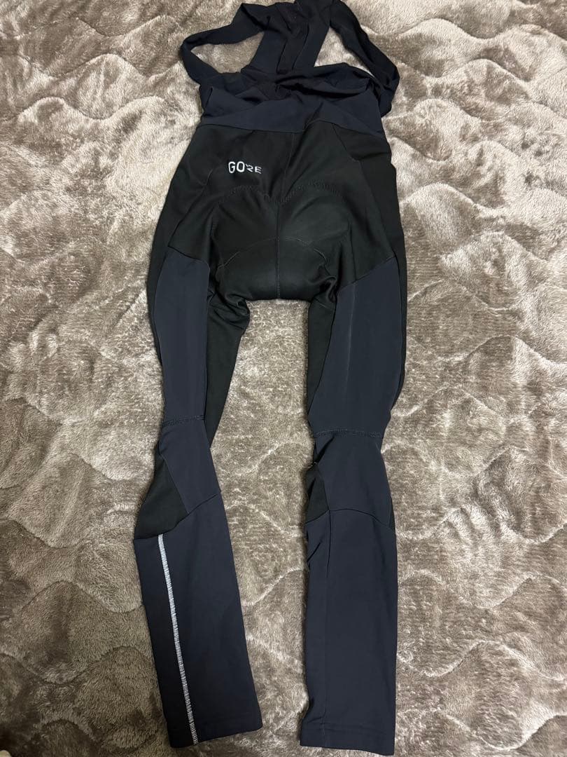 GORE ウィンドストッパー機能付き ビブタイツ 裏起毛 Sサイズ