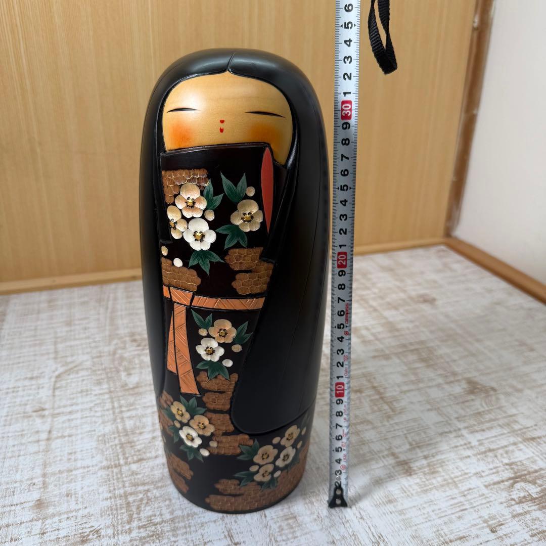 創作こけし【野沢薫 作】大型　内閣総理大臣賞受賞作家 コケシ