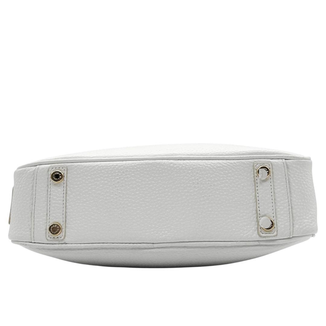 極美品　A.D.M.J　ショルダーバッグ　ボストン　2way　レザー　ロゴ　自立