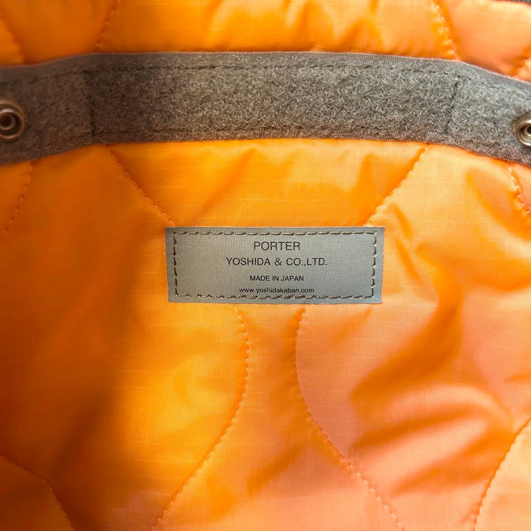 【美品】ポーター ショルダーバッグ 斜め掛け フォース ナイロン カーキ