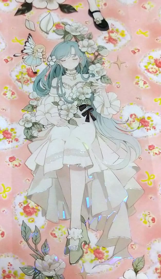 ✩のこり２✩J968＃花间精灵(贝壳光)迷雾切り売り海外人物マステ女の子