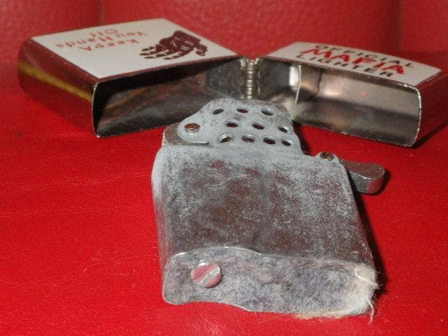 60’S★オイルライター★ビンテージ★オフィシャル マフィア ライター★ジョーク