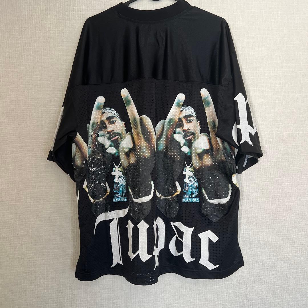 WACKO MARIA 2Pac プリント ゲームシャツ メッシュ　Mサイズ