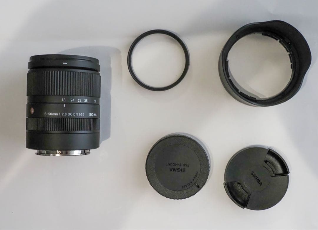SIGMA 18-50mm F2.8 DC DN Eマウント フィルタ付