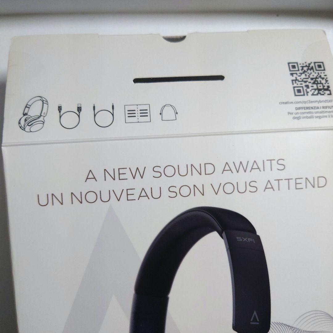 クリエイティブ ゼン ハイブリッド エスエックスエフアイ ワイヤレスヘッドホン黒