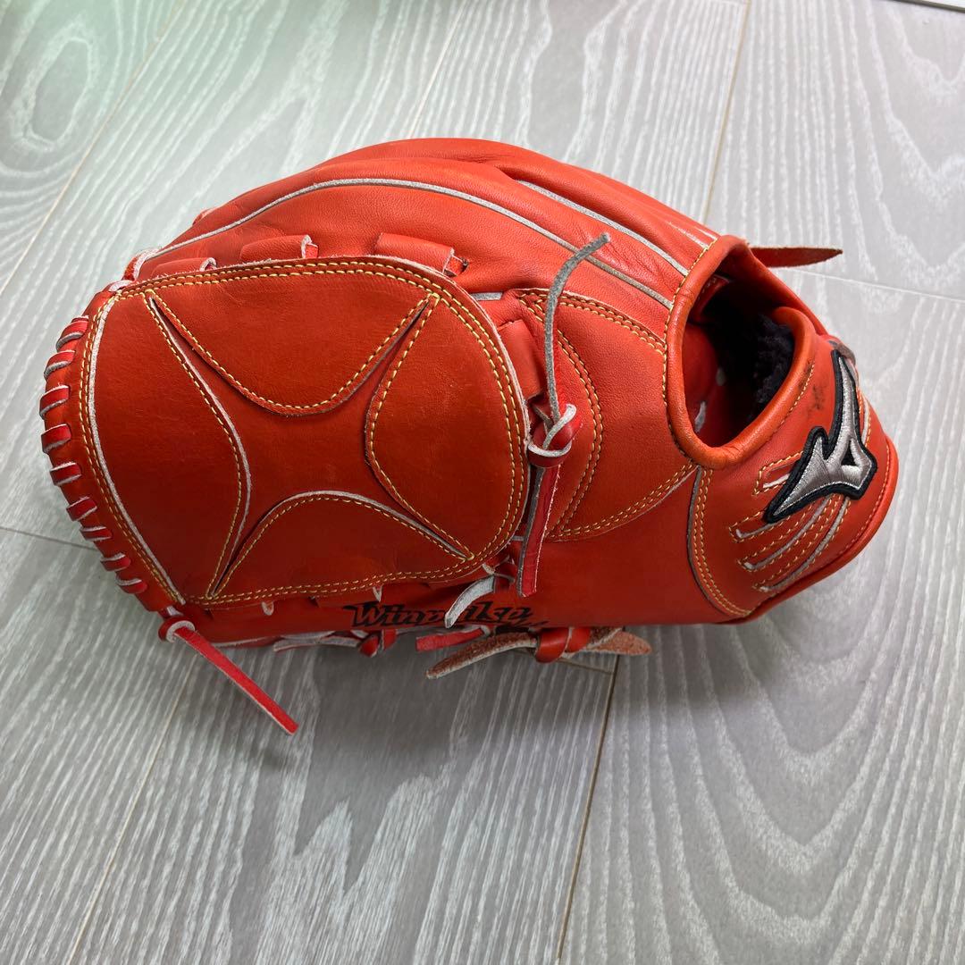 【大幅値下げ】ミズノ 軟式グローブ オレンジ　Winpulse Neo