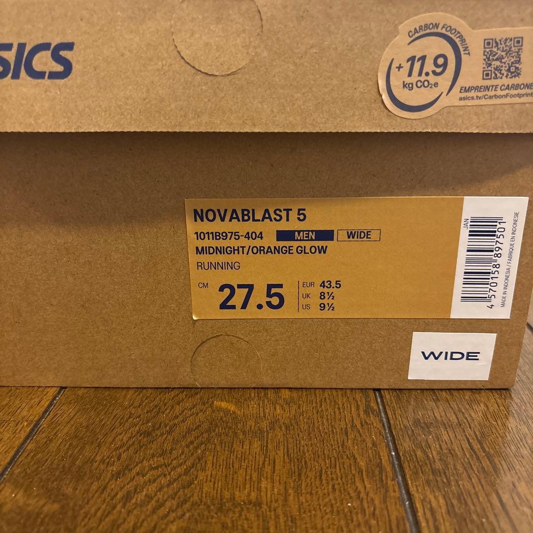 その他 asics novablast5 wide 27.5