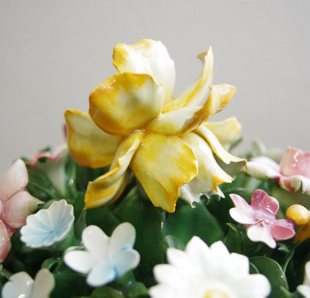 【アンティーク】カポディモンテ capodimonte　陶花