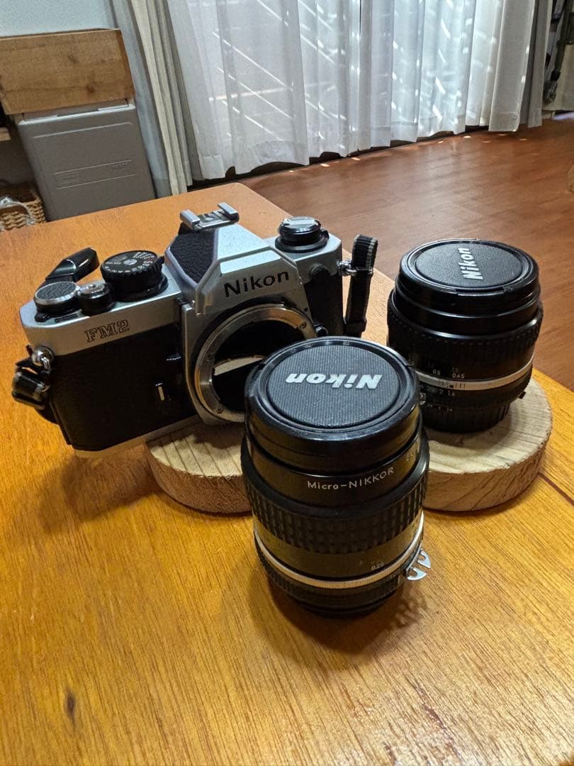 Nikon NEW FM2 一眼レフカメラ レンズ2本　MF-16
