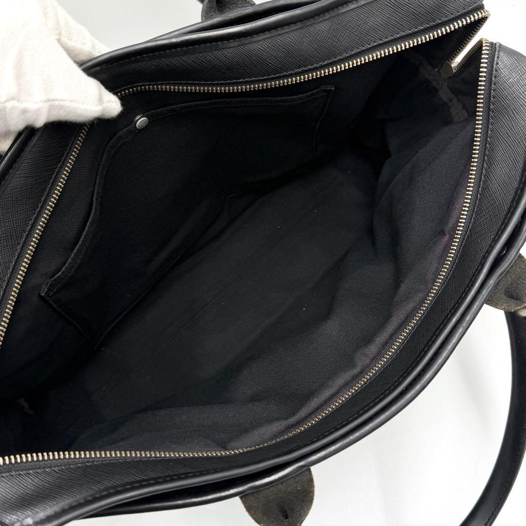 【希少】フェリージ ビジネスバッグ オールレザー A4可 ブラック 1754/1