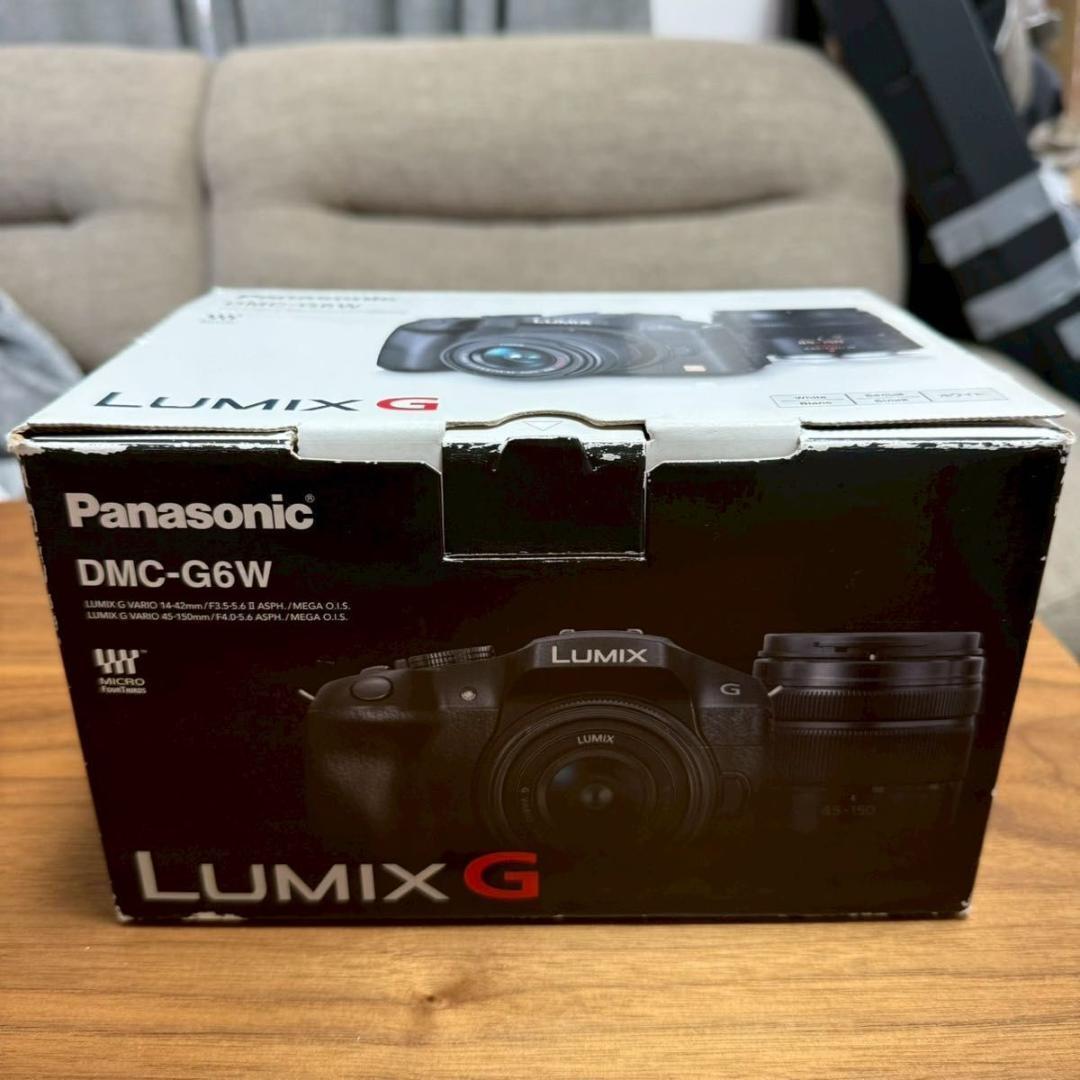 【極美品】パナソニック LUMIX DMC-G6W ダブルズームレンズキット