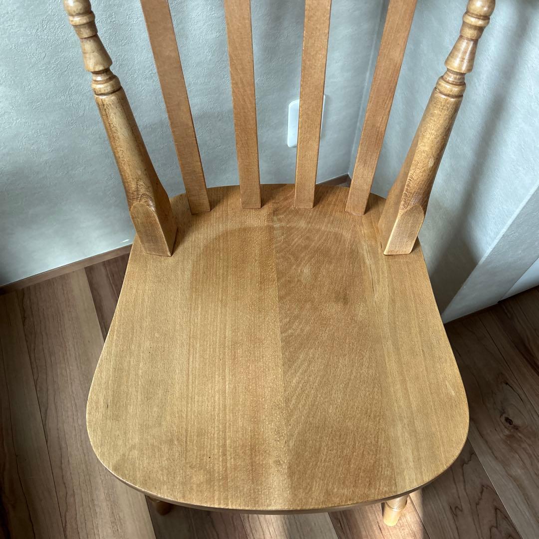 木製スラットバックチェア　No.3